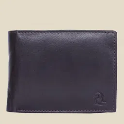 Kara Dark Brown Solid Bi-Fold Leather Wallet image 1
