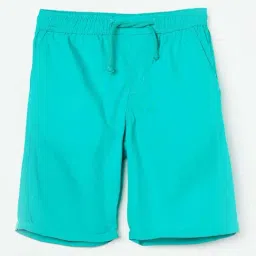 Fame Forever by Lifestyle Kids Blue Cotton Regular Fit Shorts-picture-40