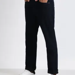 Lee Rodeo Dark Blue Regular Fit Lightly Washed Jeans image 3