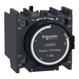 SCHNEIDER ELECTRIC Contactor Auxiliary Contacts TIMER, 1NO/1NC, 0.1S TO 30S, 690V, LADR2-picture-32