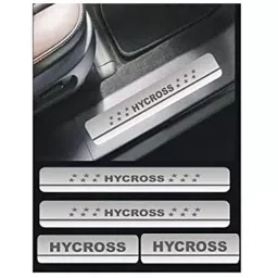 Automoto Stainless Steel Silver Non-led Footstep Door Sill Plate for Kia Carnival All Model (Set of 4)-image-81