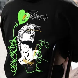 STARFOX Men Graphic Printed Full Sleeves Hooded Sweatshirt image 3