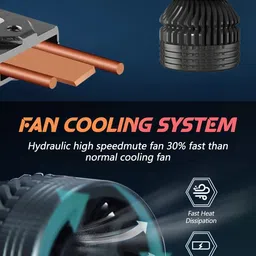 MACBOT M26-H8/H11/H16 High Lumen Car LED Fog Light Bulb White image 2