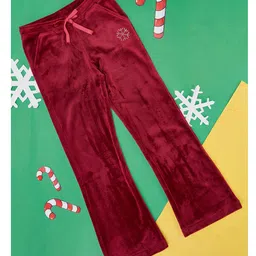 Pantaloons Junior Solid Track Pant - Maroon-picture-25