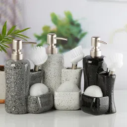 Kookee Ceramic Soap Dispenser handwash Pump for Bathroom image 4