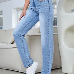 DressBerry Women Comfort High-Rise Slim Fit Clean Look Stretchable Jeans image 4