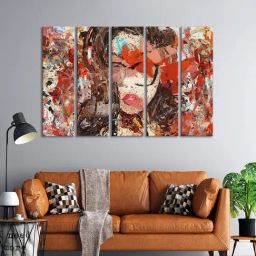 999Store Printed Multicolor MDF 5 Panels Wall Art-picture-3