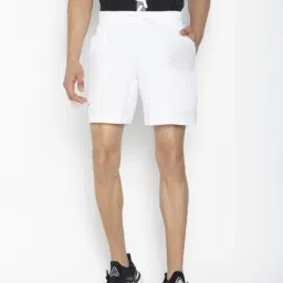 Adidas White Regular Fit Sports Shorts-image-22