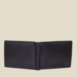 Kara Dark Brown Solid Bi-Fold Leather Wallet image 5
