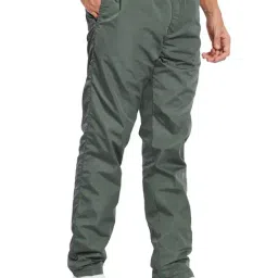 Octave Green Cotton Regular Fit Trackpants image 4