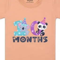 Arvesa Kids Typography Printed T-shirt image 2