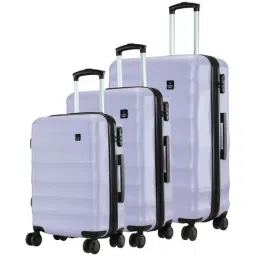 Nasher Miles Rome Hard-Sided Polycarbonate Set of 3 Lavender Trolley Bags (55, 65 & 75 Cm)-picture-12