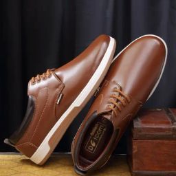 Action Men's Tan Derby Shoes-picture-41