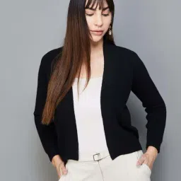 Code by Lifestyle Black Plain Shrug-picture-19
