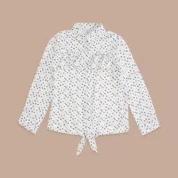 Pantaloons Junior White Cotton Printed Full Sleeves Top-picture-36