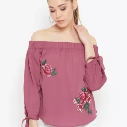 PURYS Pink Relaxed Fit Top-image-40