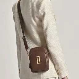 LAVIE LUXE Light Brown MOBILE25 Medium Leather Cross Body Bag-picture-39