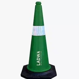 Ladwa 750 mm Traffic Safety Cones 1 m chain 1 Hooks for Road Safety Plastic Green, LSI-N GREEN-P1-picture-32