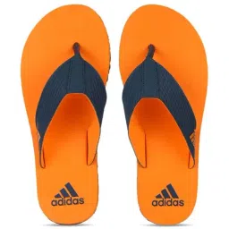 adidas Men's URBANSCAPE Mystic Blue & Orange Flip Flops-image-3