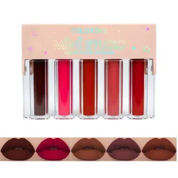 COLORSKY Set Of 5 Mini Studio Long Lasting Non Transfer Liquid Lipstick - 2.5 ml Each-picture-24