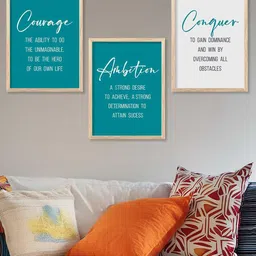 walllane Motivational Wall Art With Frame Home Decor Wall Painting For Living Room Office Bedroom-picture-32