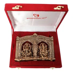 INTERNATIONAL GIFT Copper-Toned Religious Idol Showpiece image 4