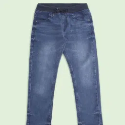 Pantaloons Baby Boys Blue Tapered Fit Jeans-image-27