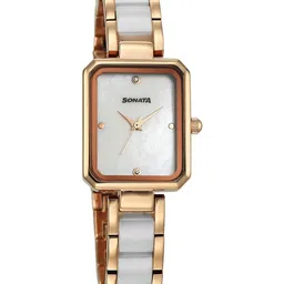 Sonata Festive 2.0 Women Stainless Steel Bracelet Style Straps Analogue Watch 87116KD01-picture-35