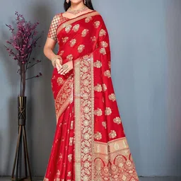 Anouk Rustic Woven Design Banarasi Saree-picture-31