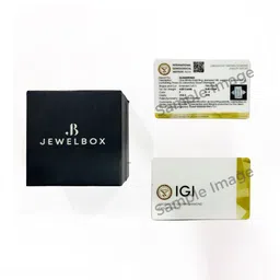 Jewelbox 9Kt Yellow Gold Sleek S Alphabet Diamond Ring image 2