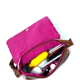 Maisha Floral Textured Swagger Sling Bag image 5