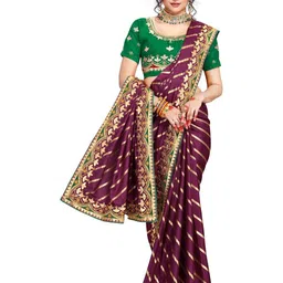 jayant creation Purple Art Silk Sarees image 2