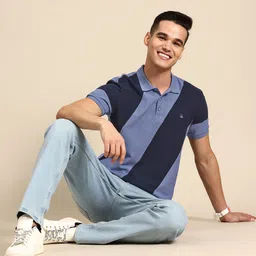 United Colors of Benetton Men Striped Polo Collar Pure Cotton T-shirt-picture-32