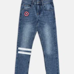 Pantaloons Junior Light Blue Solid Jeans-image-24