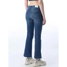 Only Blue Cotton Flared Fit Jeans image 2