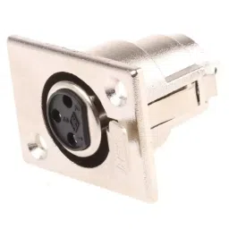 RS PRO XLR Connector Panel Mount Female 3 Way Silver Plating, 5489105-picture-37