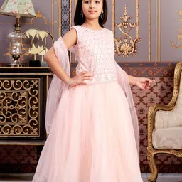 Aarika Girls Embroidered Ready to Wear Lehenga & Blouse With Dupatta image 2