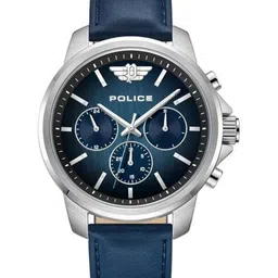 Police Men Round Dial & Leather Straps Analogue Watch NTPLPEWJF0006301-picture-43