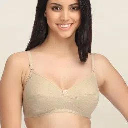 Clovia Beige Non Padded Bra image 1