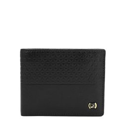 Da Milano Men Geometric Checked Leather Two Fold Wallet-picture-20
