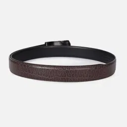 Allen Solly Brown Animal Effect Leather Casual Belt image 3