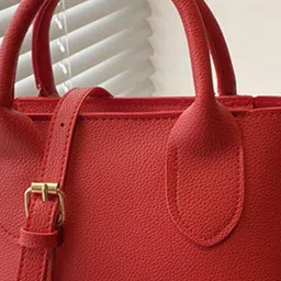 StyleCast Women Solid Structured Handheld Bag image 2