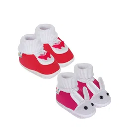 NESKA MODA Unisex Kids Cotton Booties-picture-35