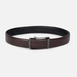 Allen Solly Brown Animal Effect Leather Casual Belt image 2