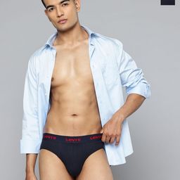 Levis Men Pack of 2 Cotton Briefs #002-BRIEF-NAVY/WINE-P2-picture-20