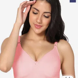 In Care Pack Of 2 Non Padded Full Coverage Pure Cotton T-shirt Bras With All Day Comfort-image-80