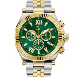 GC Men Round Dial & Stainless Steel Bracelet Style Straps Analogue Watch Z66003G9-picture-32