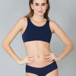 Van Heusen Comfort Fit Wireless Non Padded Beginners Bra - Pack of 2 - Deepsea Navy¿ , Sepia-picture-13