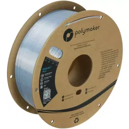 Polymaker PolyLite 1.75 mm Silk PLA 3D Printer Filament Silver (Spool of 1 Kg) image 2