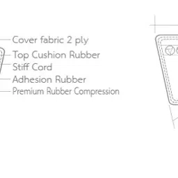 V-FIT A 41 Classical Wrapped V Belt (Length 41 inch) image 2